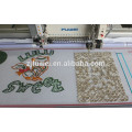 15 colors single head embroidery machine with sequin / cording device